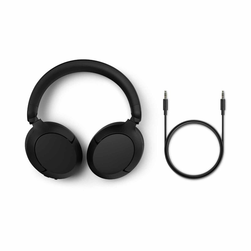 PHILIPS Wireless On-ear, 40mm Driver, Anc, Bt6.0, 70h, Hi-res Audio, Ipx4 Splash TAH6000BK/97-image 7