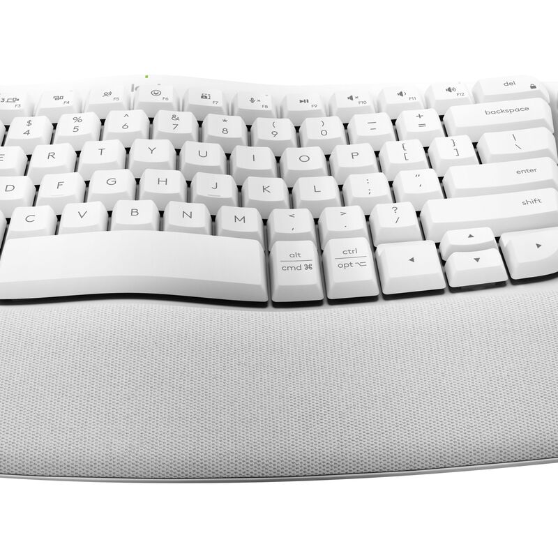 LOGITECH Wave Keys Ergonomic Wireless Kb Offwhite 920-012282-image 2