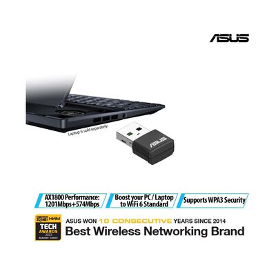 ASUS Ax1800 Dual-band Wifi Usb Wifi Adapter Nano USB-AX55 NANO