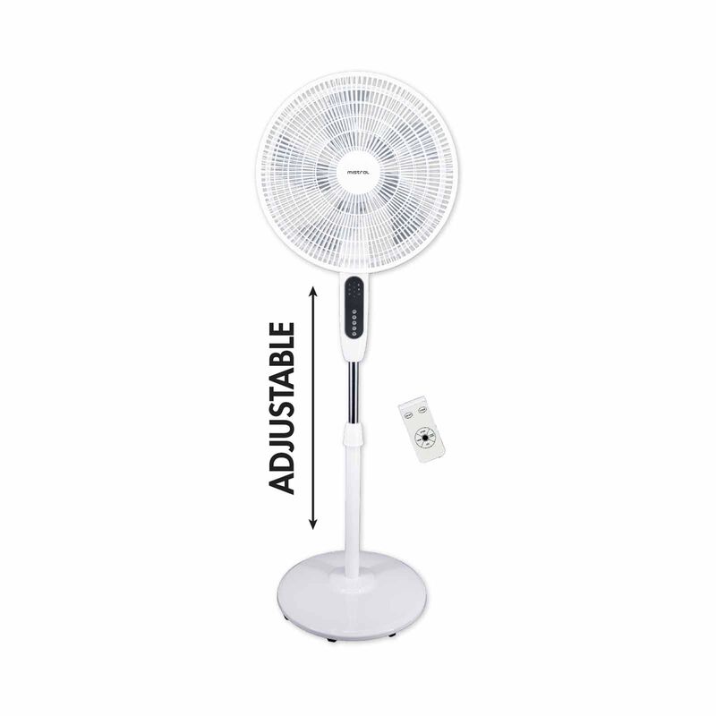 MISTRAL 16 In Dc Stand Fan With Remote Control -white MSF1610DR-WE-image 3