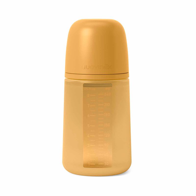 SUAVINEX Bottle - Mustard (online) 240ML ALL SILICONE-image 1