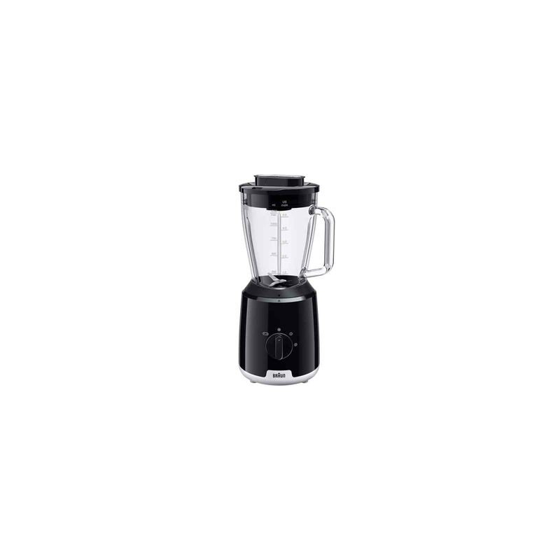 BRAUN Powerblend 1 Glass Jug Blender (600w) JB1050BK-image 1