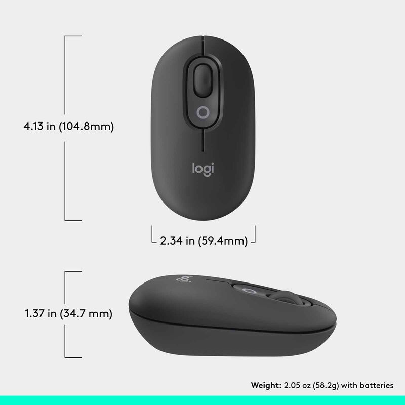 LOGITECH Pop Mouse With Emoji - Graphite 910-007401-image 14