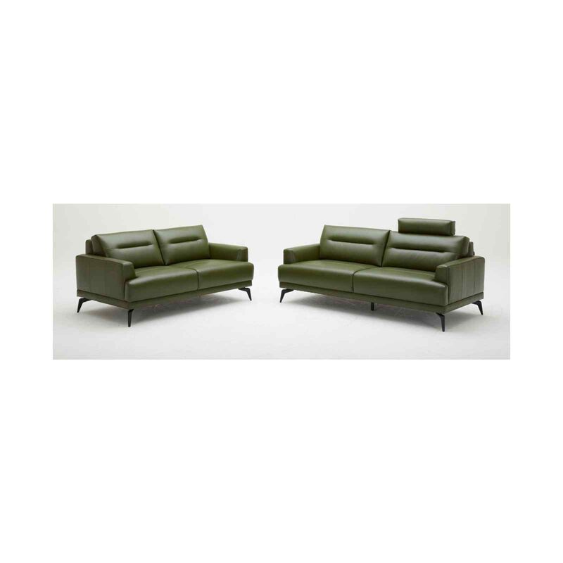 3+2 Seater (fl-nl/o) Mto Full Leather Sofa Set NAYA-image 2