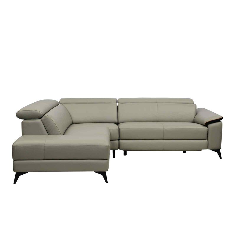 ARMADIO L Shaped (fl-v) Left Mto Full Leather Sofa Set JANELLE-image 2