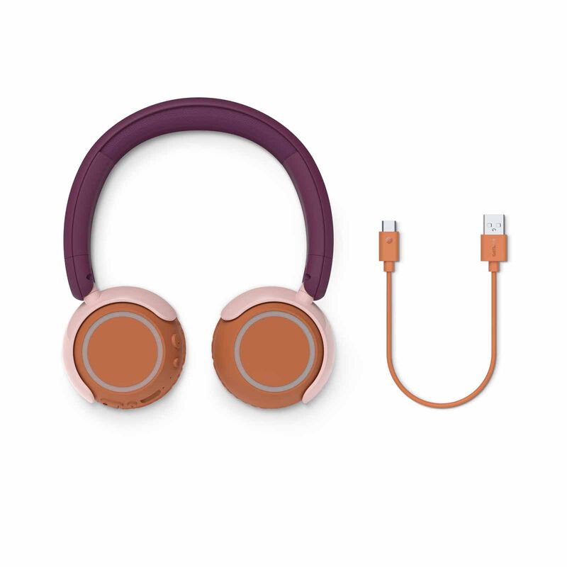 PHILIPS Kids Wireless On-ear Headphones Magenta Purple TAK4200MP/00-image 4