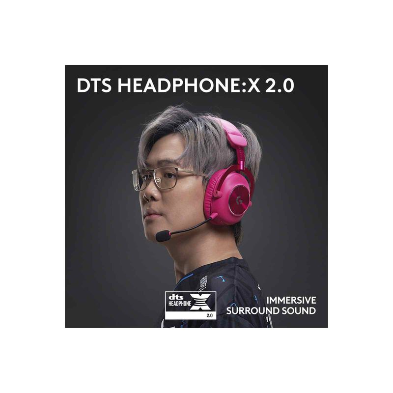 LOGITECH G Pro X 2 Lightspeed Bluetooth Gaming Headset Magenta 981-001276-image 5