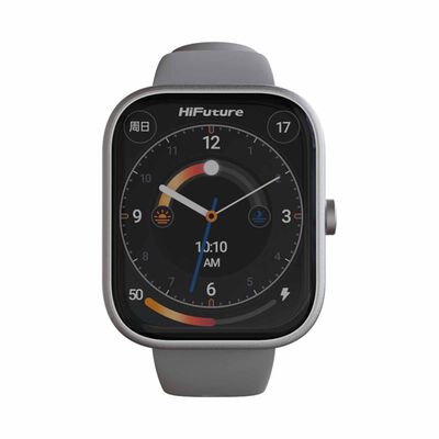 HIFUTURE Lume - Silver Green Smartwatch With Heart Rate Function HSSW13SG