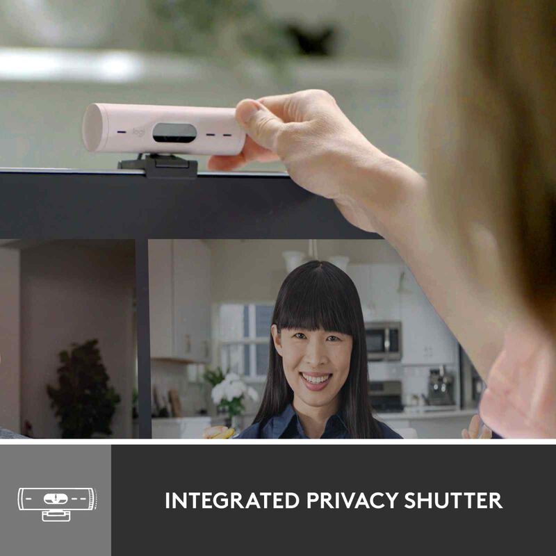 LOGITECH Brio 500 Full Hd Webcam - Rose 960-001433-image 7