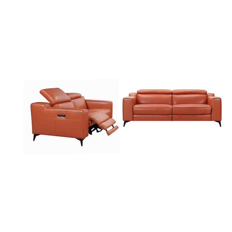 3rr+2rr Seater (hl) C15 Mto Half Leather Incliner Sofa Set NINA-image null