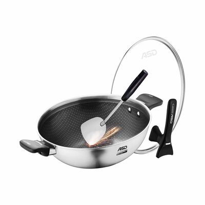 ASD Hybrid 3-ply 36cm Hex-wok HP-36HHW