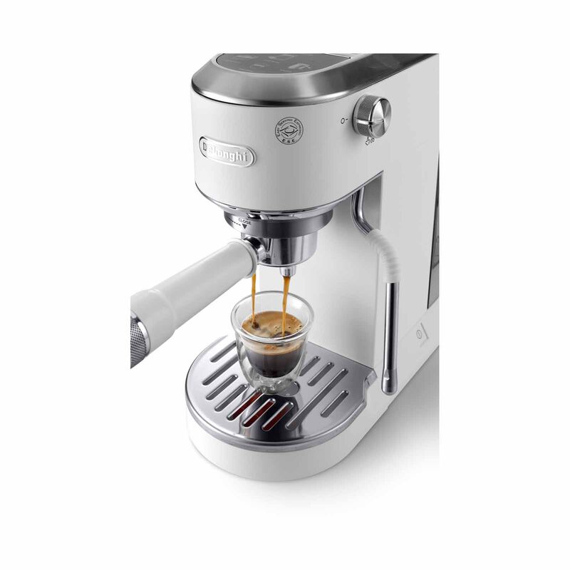 DELONGHI Dedica Duo Manual Coffee Maker - White EC890.WI-image 3