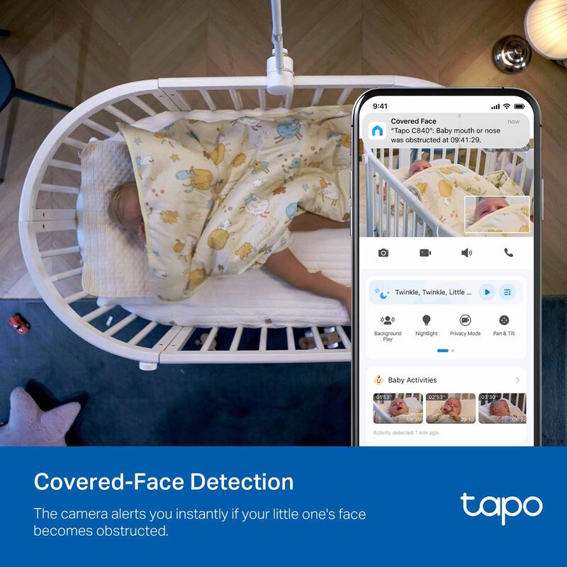 TP LINK Pan/tilt Smart Ai Baby Monitor TAPO C840-image 18