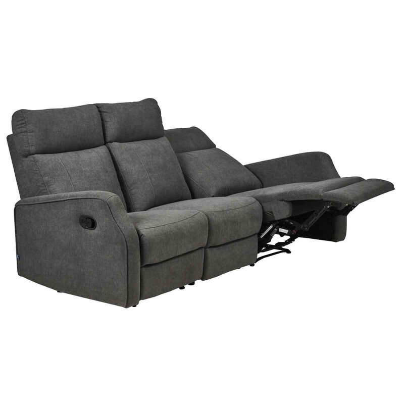 MIZU DESIG 3rr Seater Recliner (fab) Mto Fabric Sofa ELLA-image 4