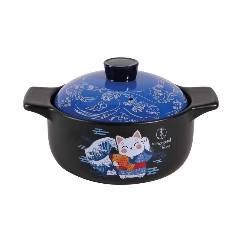 LA GOURMET 2.3l T.o Cat Claypot - Blue LGTO435460-image null