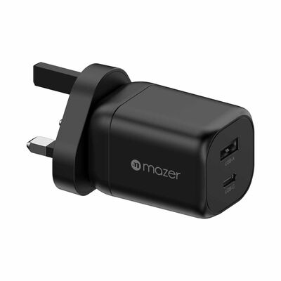 MAZER Prestigegan Dynamic Power Supply 60w 1c1a Us+uk Plugs-black M-G60W-V5UK-BK