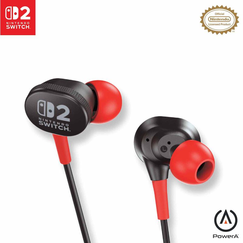 POWERA Nsw2 Wired Earbuds Black NSHS0531-01-image 6