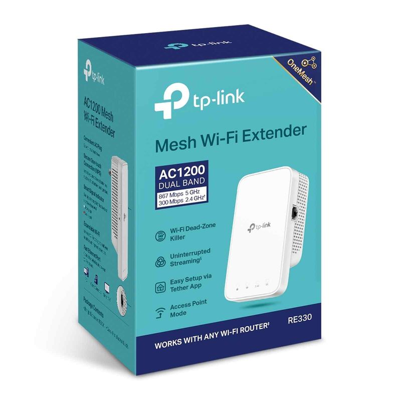 TP LINK Ac1200 Mesh Wi-fi Extender TPL-RE330-image 1