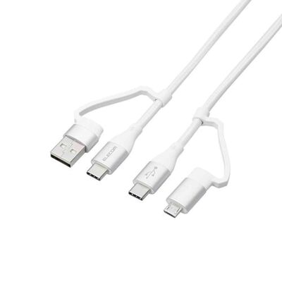 ELECOM 4 In 1 Usb Cable MPA-AMBCC20WH