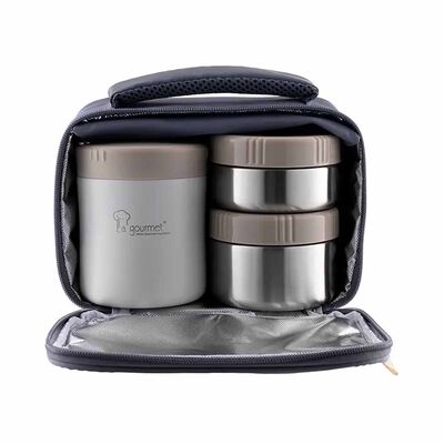 LA GOURMET Autumn Lunch Box Set - Beige LGATN436405