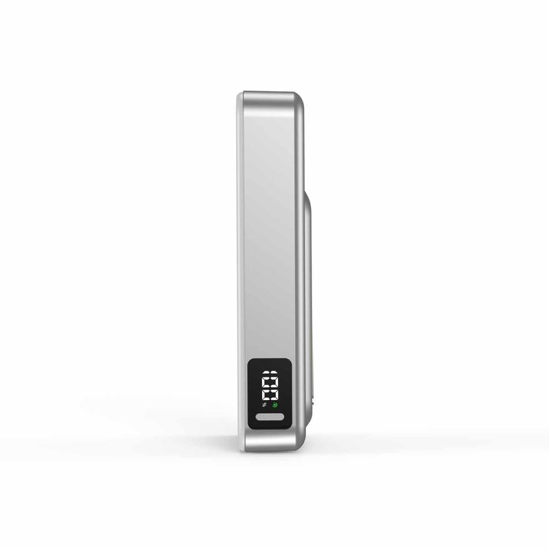MAZER Ccc Certified Magnetic 15w 10000mah/pd30w With Istand Power Bank-silver M-MAGAIR20-SV-image 2