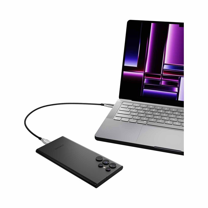 CYGNETT Armoured Usb-c To Usb-c (usb 2.0) Cable - Black 50cm CY4673PCTYC-image 6