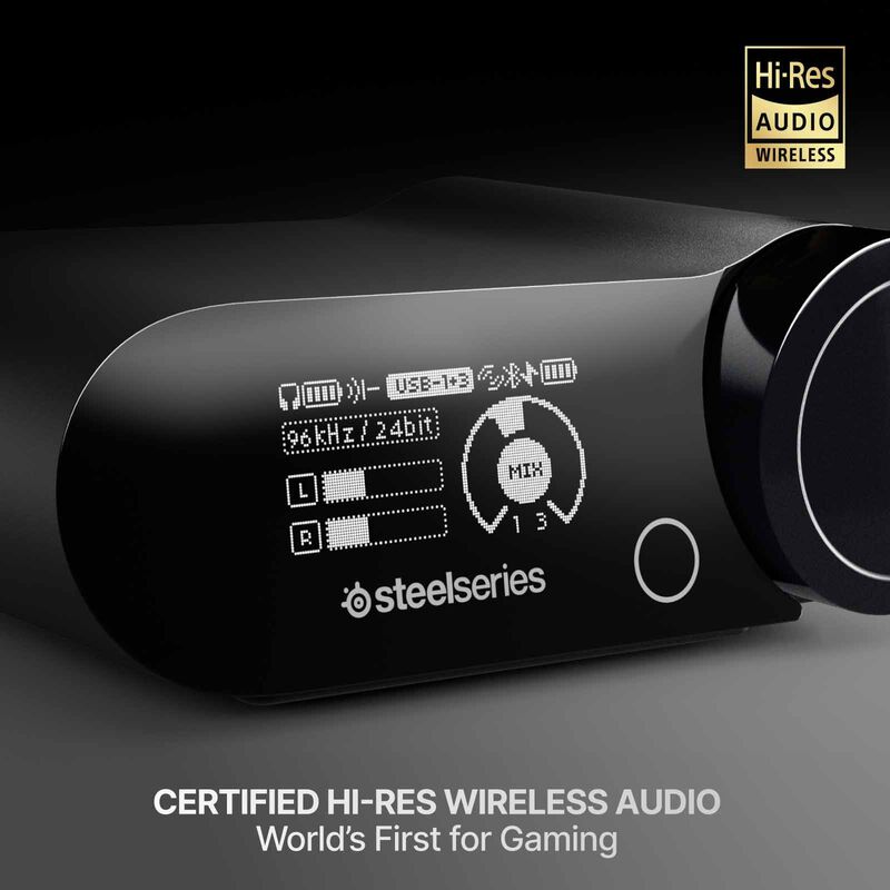 STEELSERIE Hi-res Audio Wired And Wireless Certified + Gamehub - Black ARCTIS NOVA ELITE - BLACK-image 6