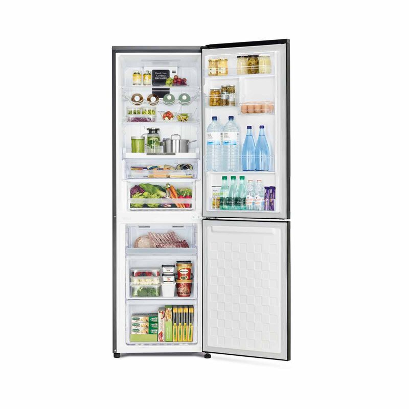 HITACHI Bottom Mount Fridge (330l) Glass Black R-BG415P6MSX-5 - GBK-image 2