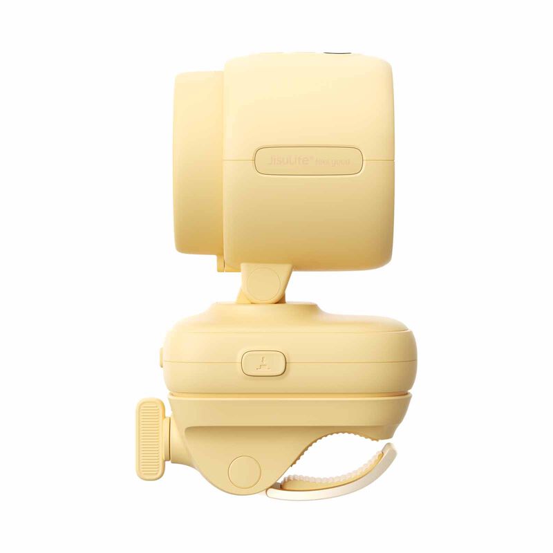 JISULIFE Stroller Fan Life4-clip-5000mah-yellow FSL04R-A0108001-image 4