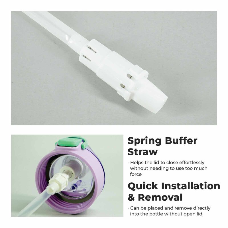 EPLAS Bpa One Touch Bottle (650ml) - Purple EGDS-650-image 5