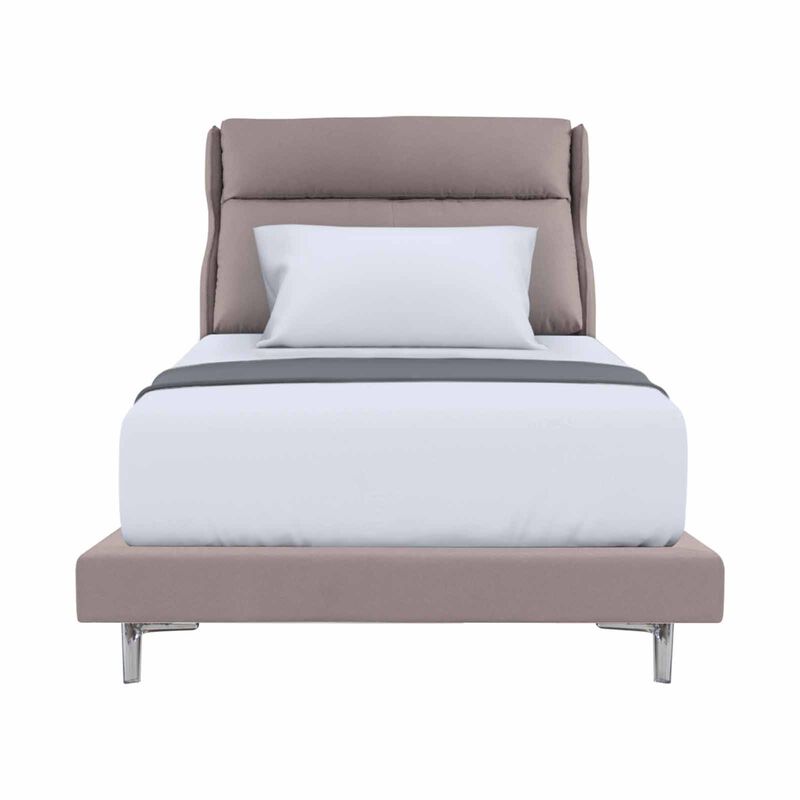 MAXCOIL Single Size Bed Frame HOPKIN HEADBOARD WITH DIVAN 5 INCHES /8 INCHES-image 1