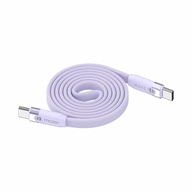 MAZER Infinitelink Cobra3 Flat Magnetic 1m/240w Roll Cable-lavender M-COBRA30-LD-image 2