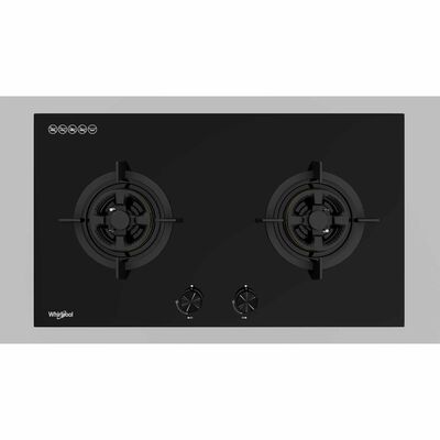WHIRLPOOL 78cm 2 Burners Built-in Pub Gas Hob Tempered Glass Surface (exclude Installation) GWG7820TS