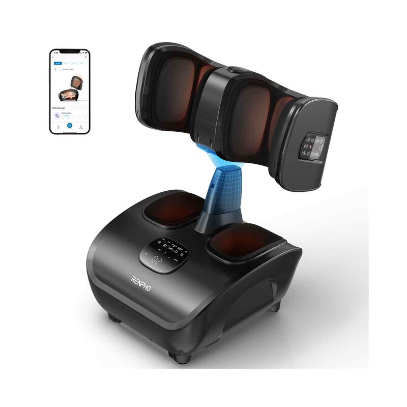 RENPHO Smart Foot And Calf Massager R-D002RS - BK-image 1
