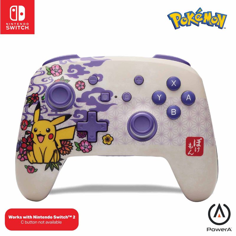 POWERA Nsw Enwl Controller Pikachu Blossom (wlc001) NSGP0324-01-image 1