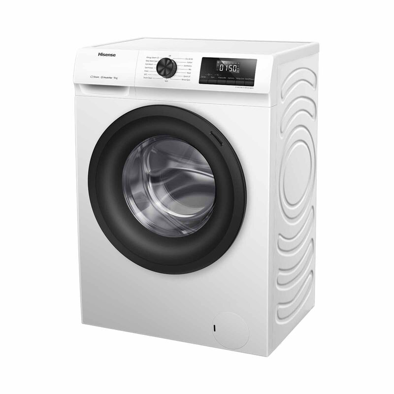 HISENSE Front Load Washer (9.5kg) - White WF95N1-image 2
