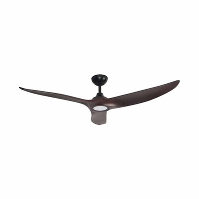 MISTRAL 48 In Dc Ceiling Fan With Wifi- Black/wood (3 Blade ) GUST48-BK/WD