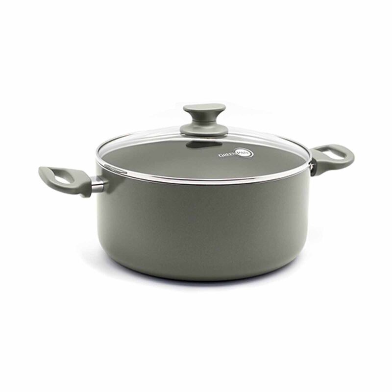 GREENPAN Greenpan Cambridge 24cm Casserole With Lid, Quartz Grey [pfas Free] GPCQ643173-image null