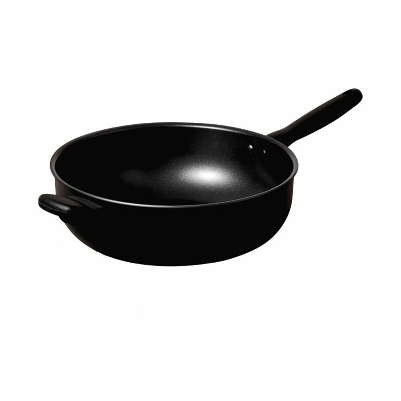 MEYER Midnight Nonstick 30cm/6.2l Chef's Pan With Helper Handle 85077-image 1