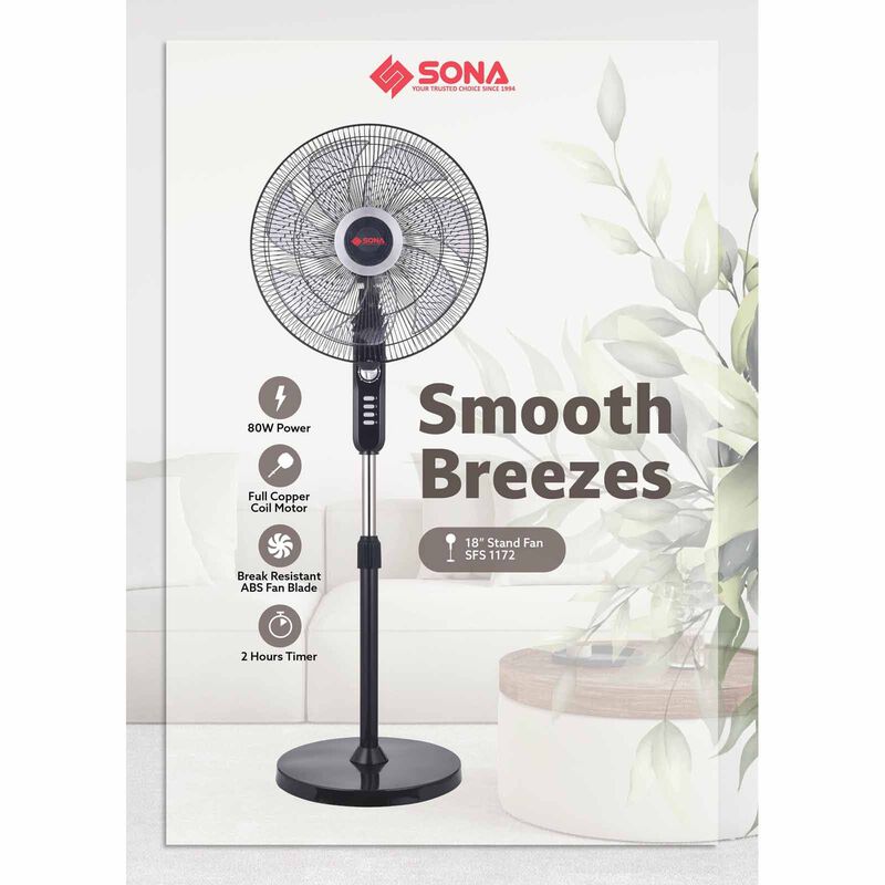 SONA 18 In Stand Fan SFS1172-image 2