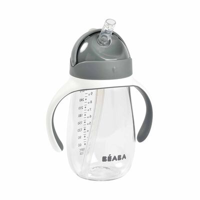 BEABA Cup 300ml - Mineral Grey (online) STRAW