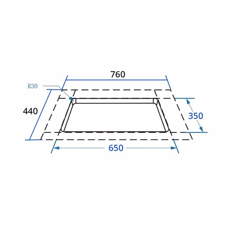 TECNO 76cm 2 Flip-up Burner Tempered Glass Hob With Timer T 762FLIP-T-image 4