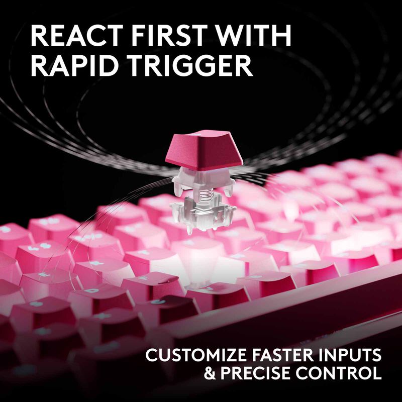 LOGITECH G Pro X2 Rapid Keyboard Analog Swt Pink 920-014114-image 6