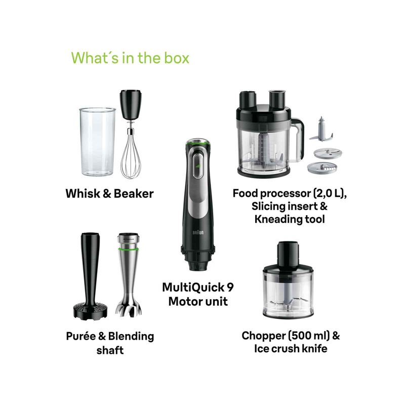 BRAUN Multiquick 9 Hand Blender (1200w) MQ9187XLI-image 3