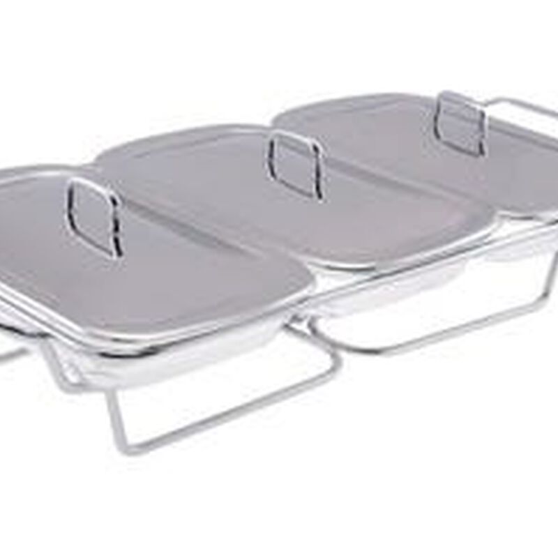 GMI Glass Food Warmer 3*1.5l K530-image 2