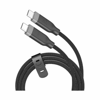 J5CREATE Usb-c 10gbps/60w Ultra Soft Double-braided Fast Charging Cable (black) JUCX19L12B