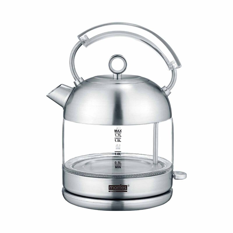 MORRIES Kettle (1.7l) - Glass MS-9090GK-image 1
