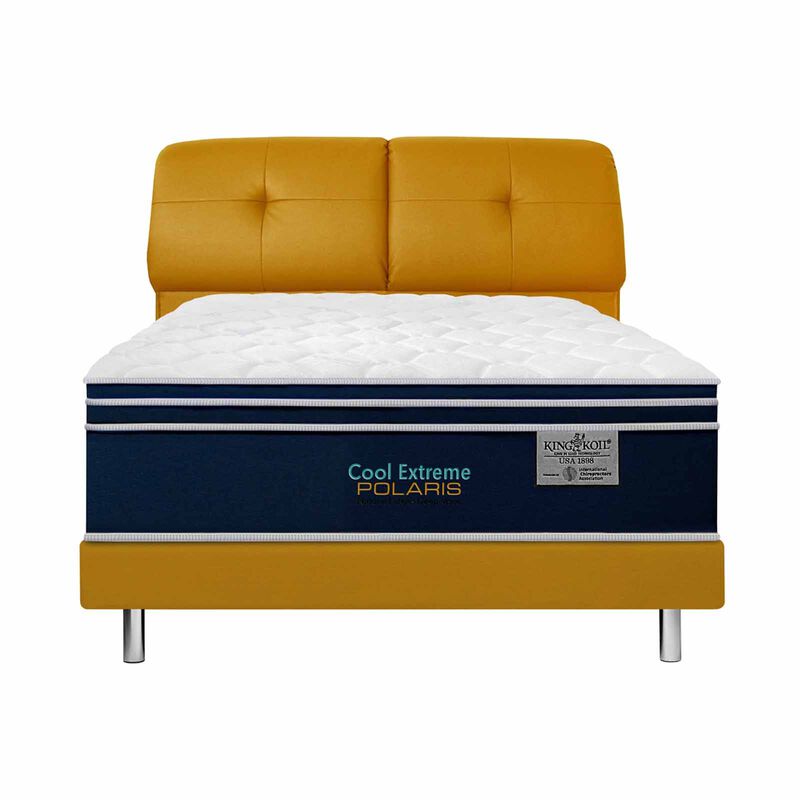 KINGKOIL Cool Extreme Polaris Super Single Size Marttress W/bedframe And Headboard COOL EXTREME POLARIS-image 1