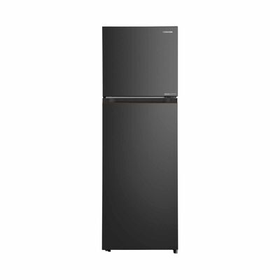 TOSHIBA Top Mount Fridge - Matt Black (271l) GR-RT349WE-PMX(68)
