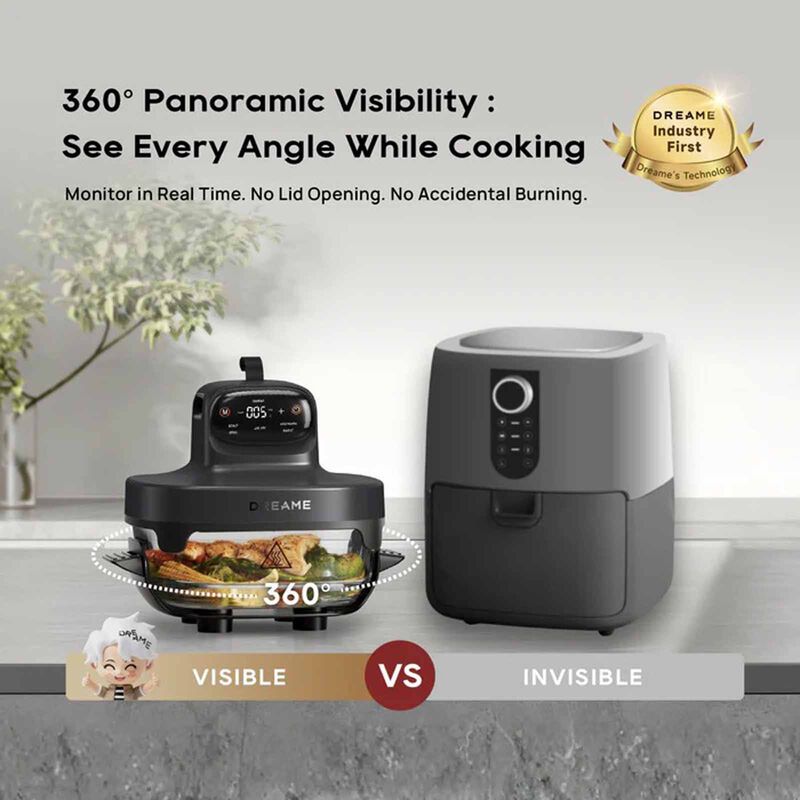 DREAME Pt60 Tasti Air Fryer (2.5l And 4.5l) DM-PT60-GL-image 6